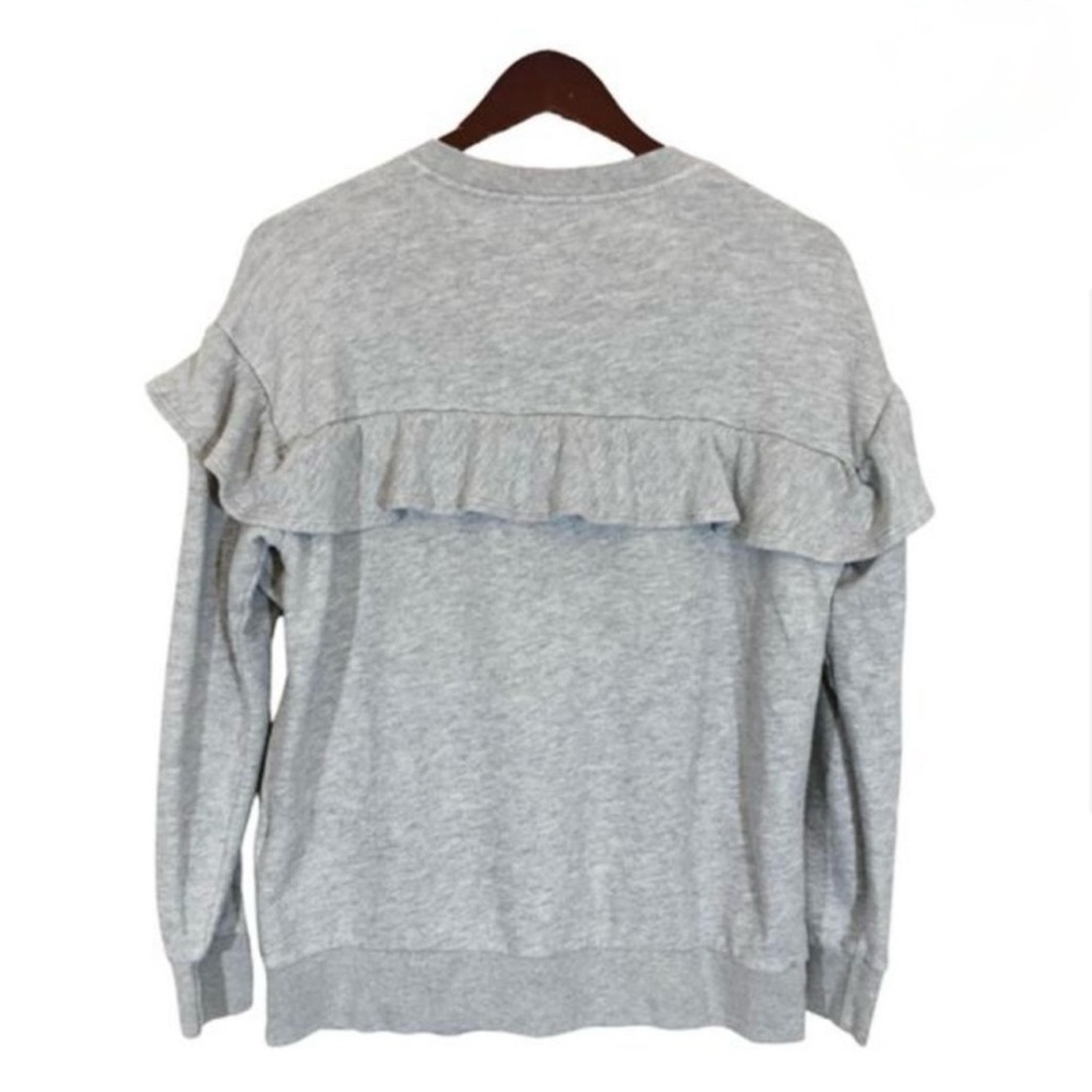JOIE RUFFLED LONG SLEEVE SWEATSHIRT SIZE Large